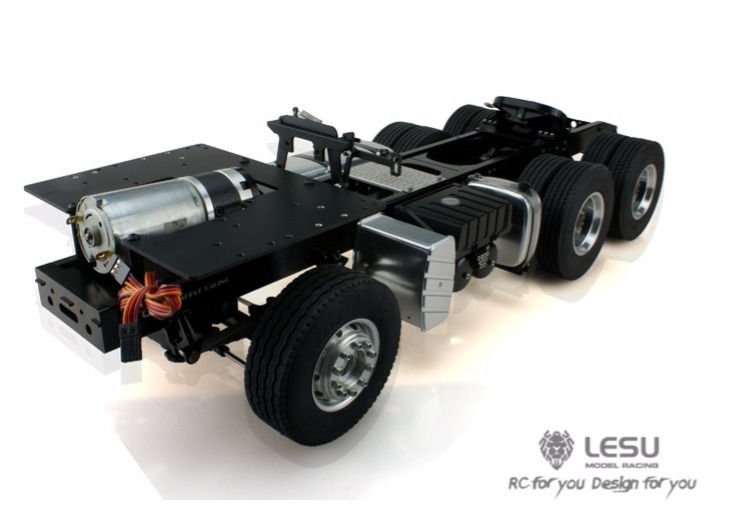 縮圖：1/14 remote control frame Tamiya MAN three-axle tractor 6X4 metal chassis