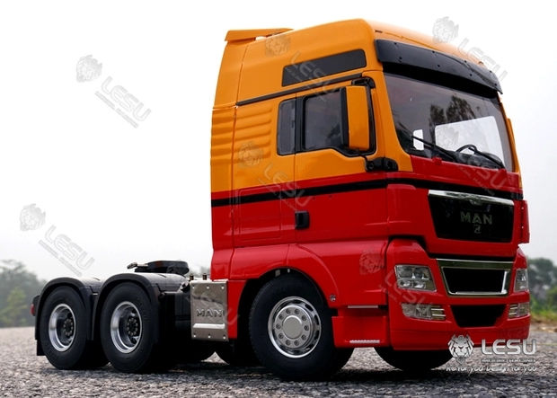 縮圖：Radium speed model 1/14 truck MAN TGX full metal 6X4 tractor chassis