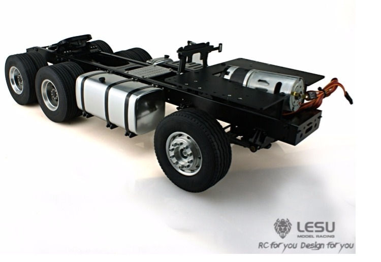 縮圖：1/14 remote control frame Tamiya MAN three-axle tractor 6X4 metal chassis