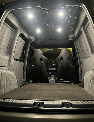 VW Caddy with starlight roof