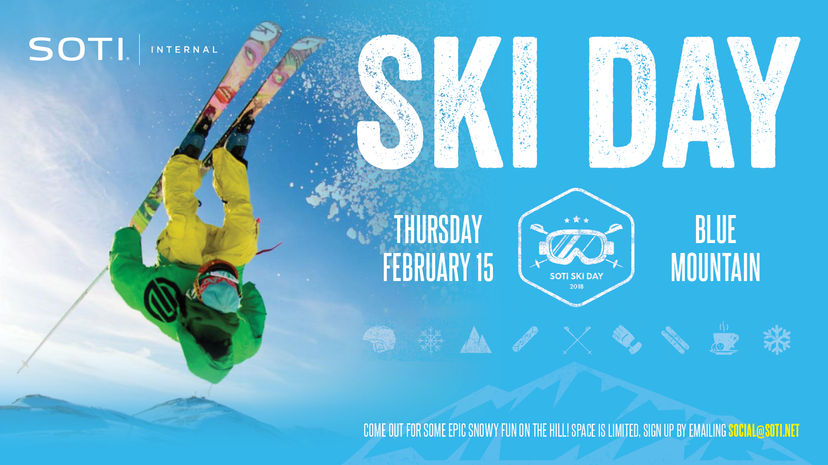 Photo of a skier doing a flip