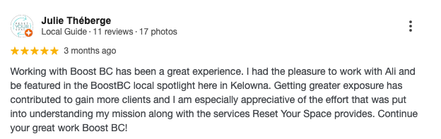 Julie T's Review 