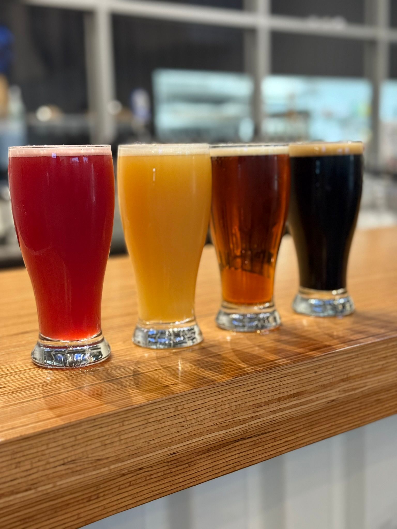 Beer Line up at Cutwater Brewery