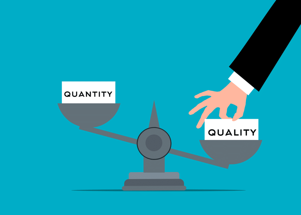 marketing is generating volume, not quality