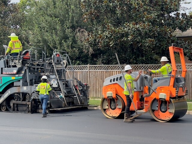 City of Kelowna Crews Resurfacing