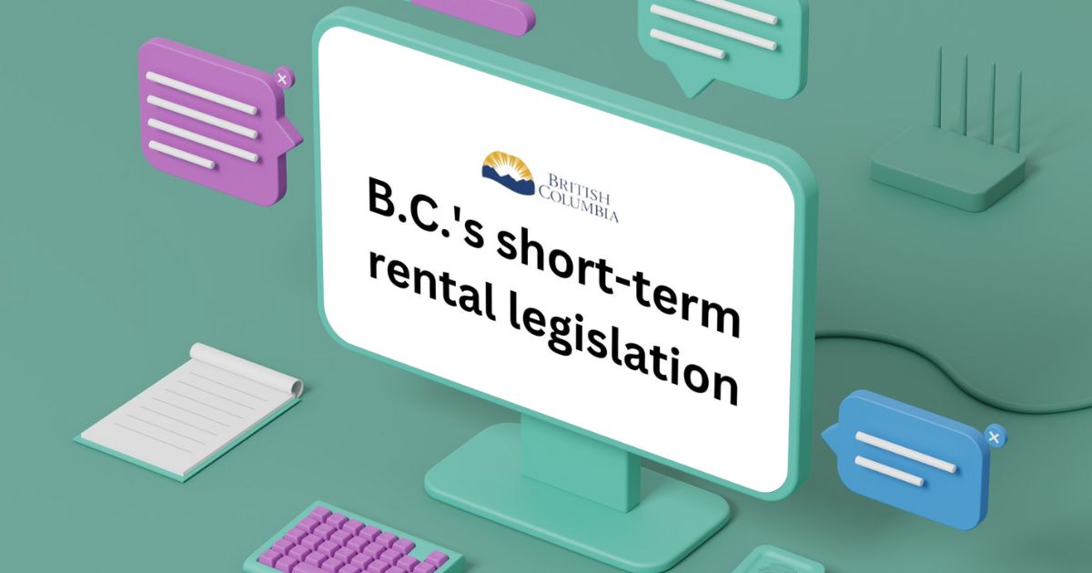 BC's short term Rental Egislation 