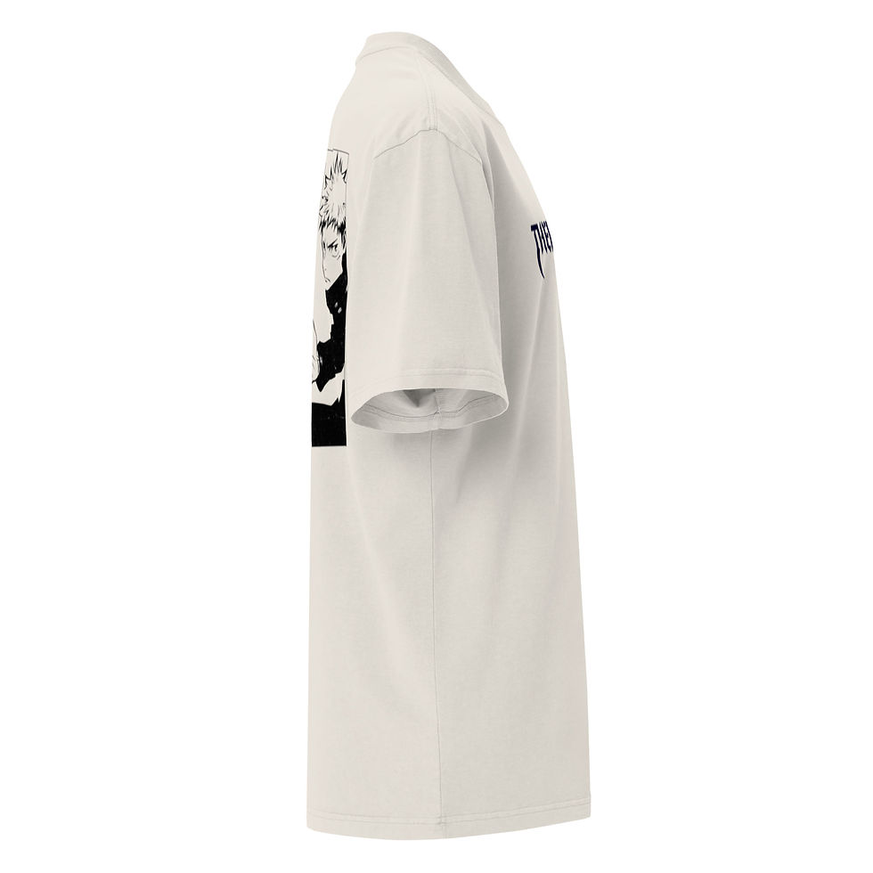 Thumbnail: Oversized faded jjk t-shirt by THEHAMEBRO.