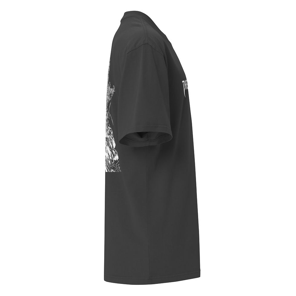 Thumbnail: Oversized faded t-shirt - by THEHAMEBRO.