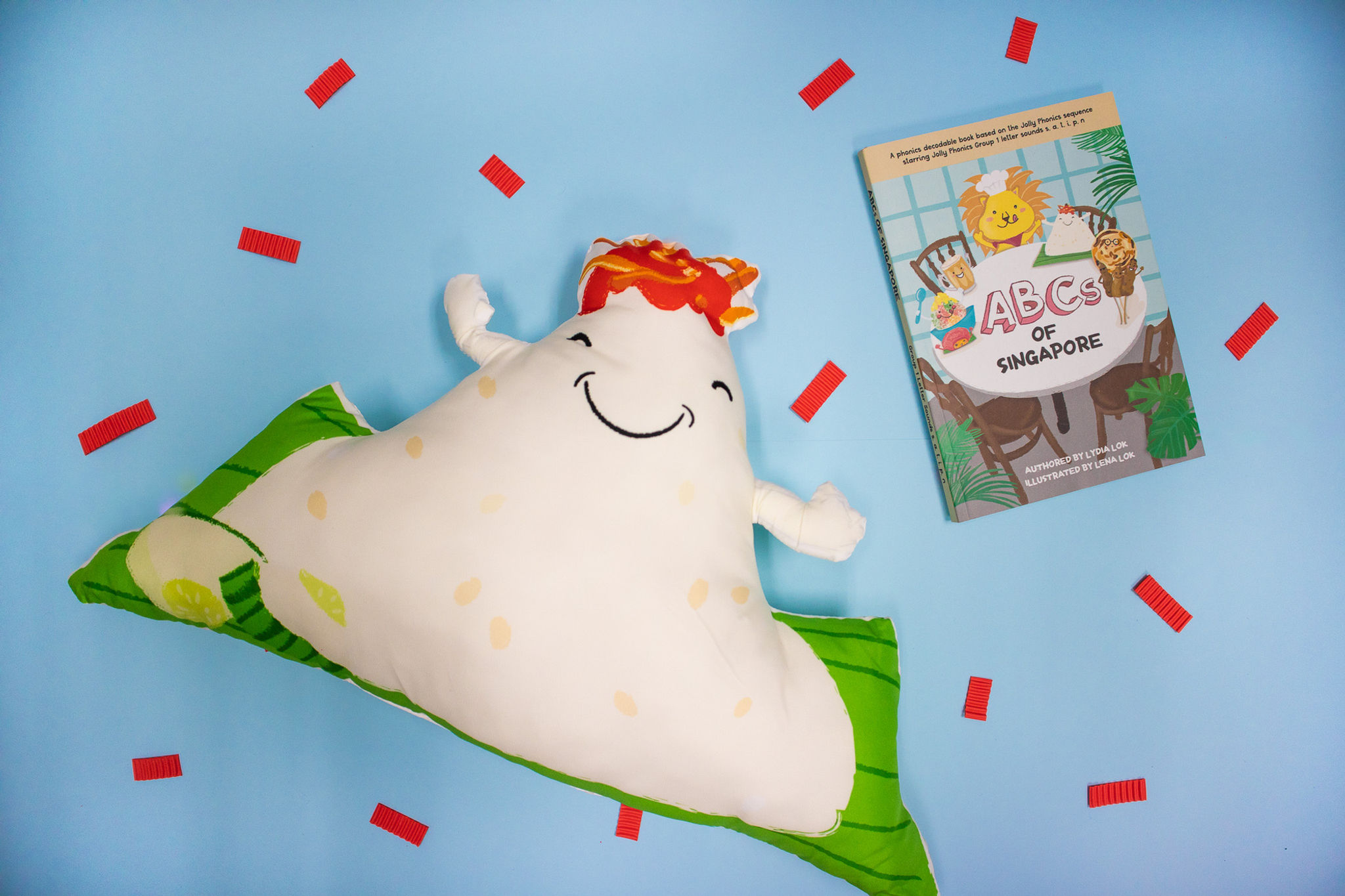 Nasi Lemak Soft Plushie & ABCs of Singapore Book