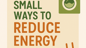 7 Small Ways to Reduce Energy Usage