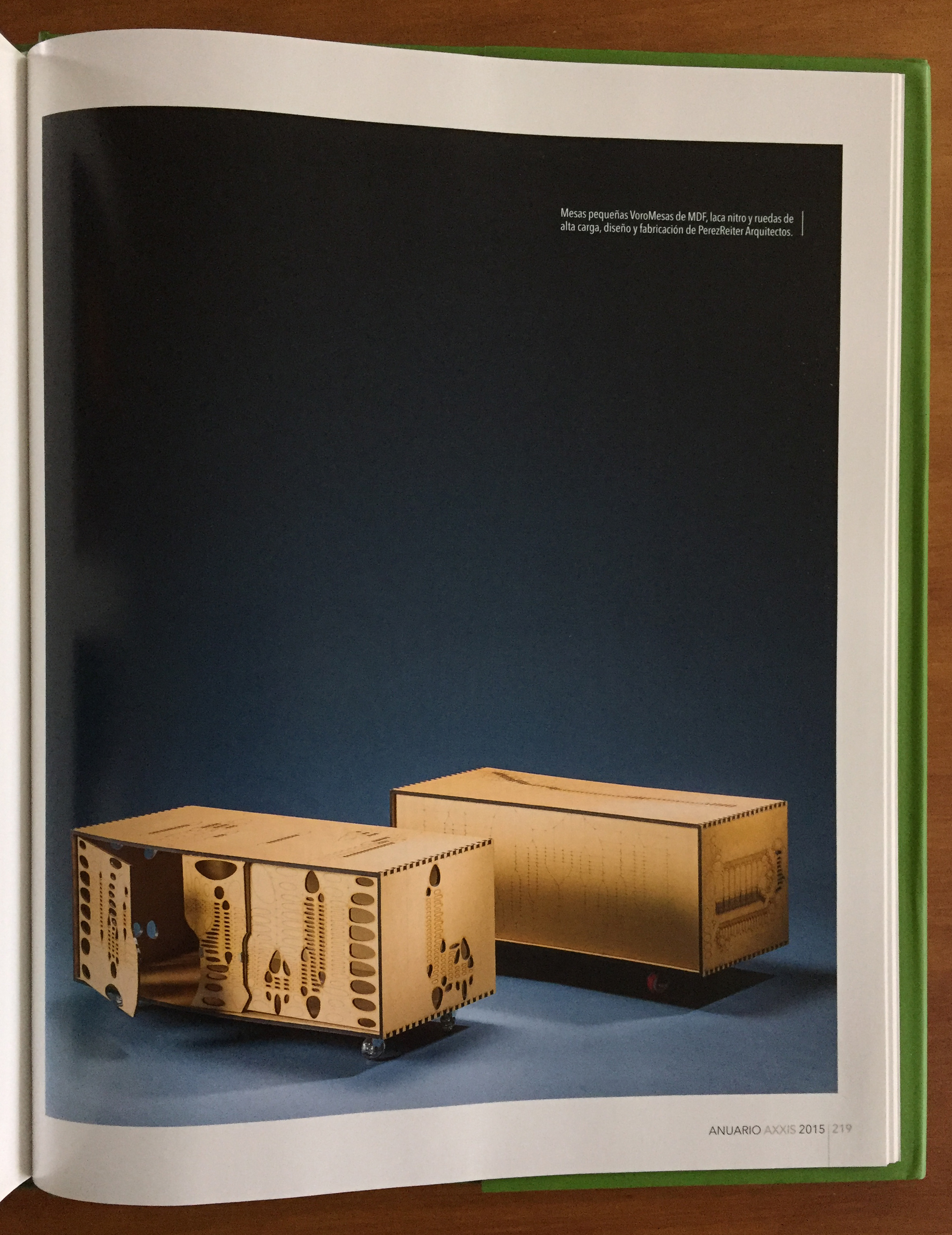 VOROBOXES ON AXXIS 2015 YEAR BOOK