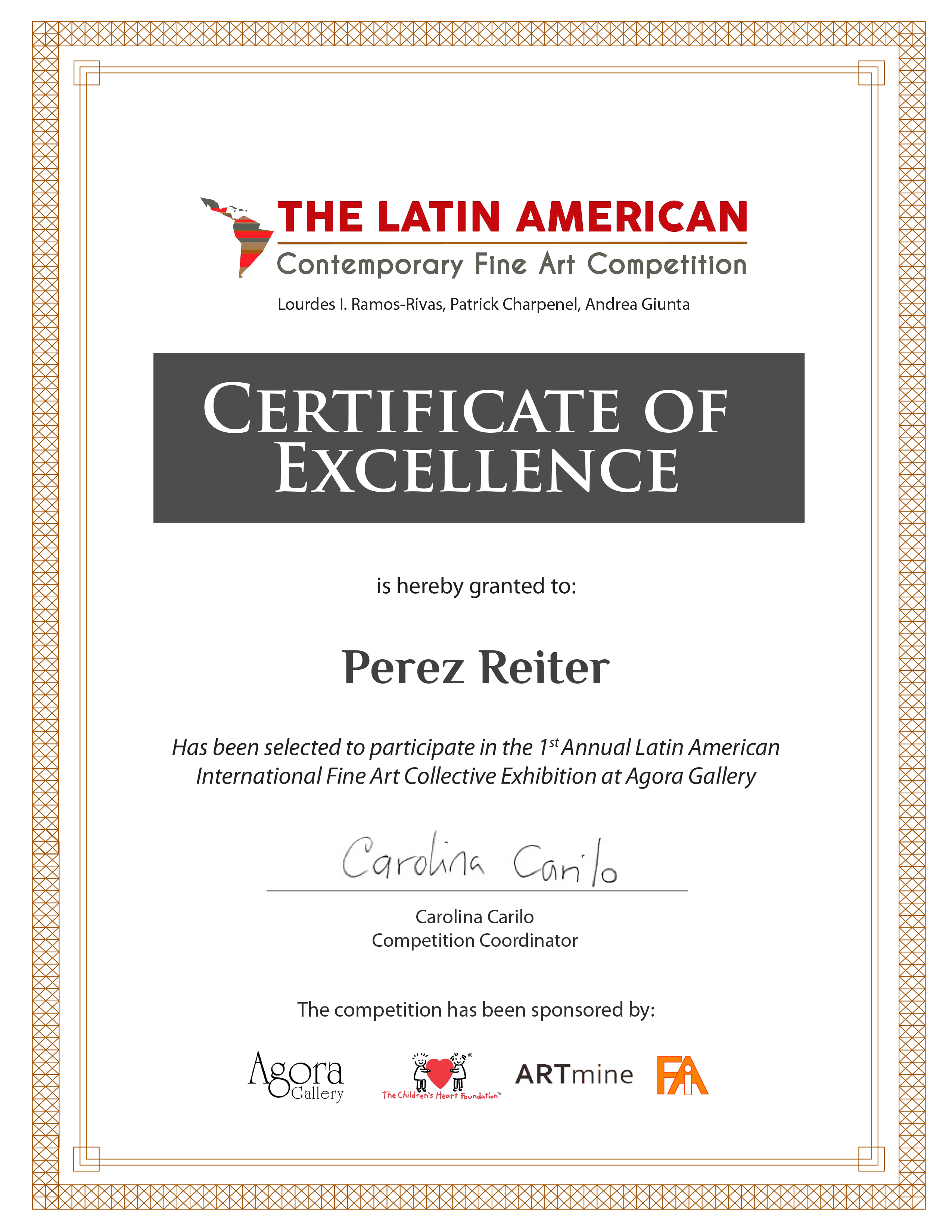 Perez Reiter_AWARDED