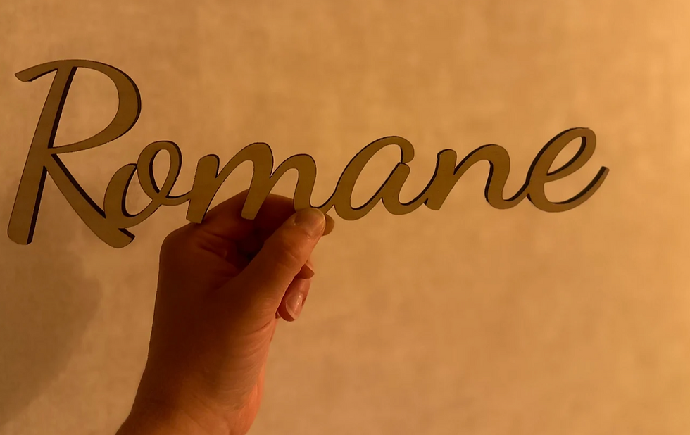 Miniature : Prénom à personnaliser en bois