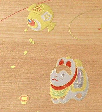 屠蘇器セット 白木盆 十二支 屠蘇器セット | qtarou