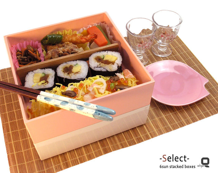 サムネイル： 6寸セレクト重箱　密閉蓋対応　お弁当
