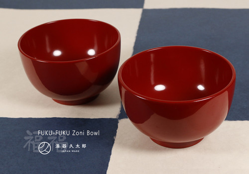 福福雑煮椀 朱 | 漆器久太郎