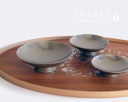 戦前 調味料入れ コバルトガラス 和物 三越 アールデコ レトロ 戦前