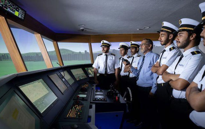 Cadets undergoing simulator training Kotug46.jpg