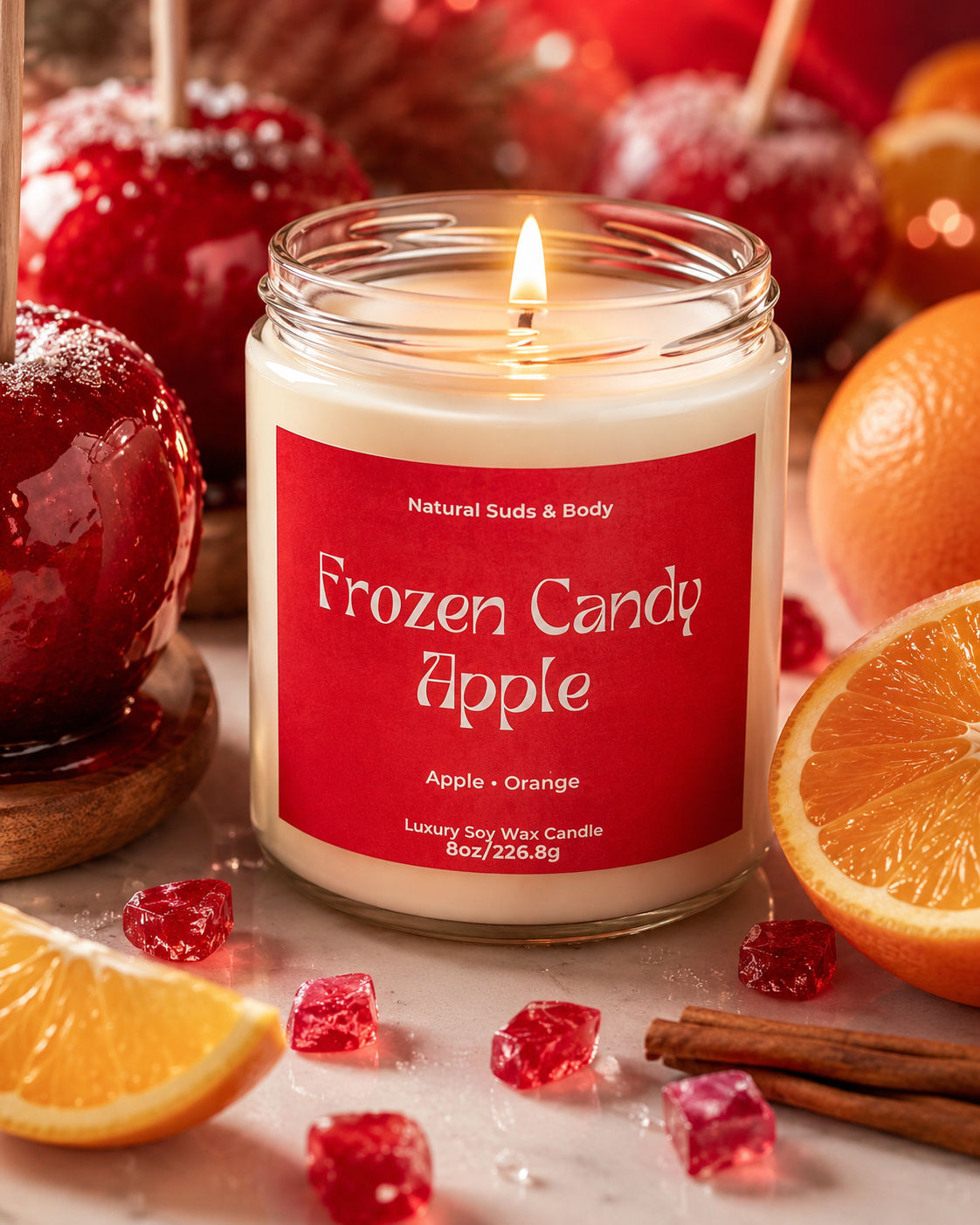 Frozen Candy Apple 8oz candle