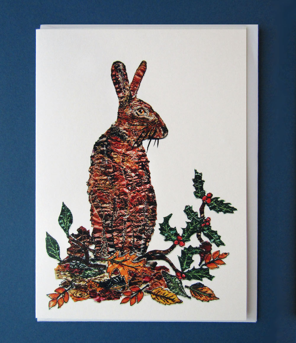 1 x Winter Hare seasonal greetings card