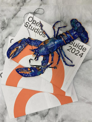 The Cornish blue lobster in Open Studios 2024