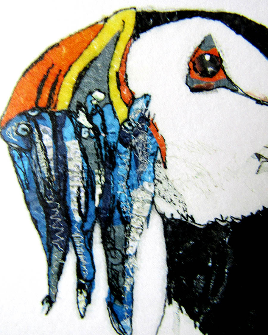 Thumbnail: 1 x Puffin from Cornwall greetings card