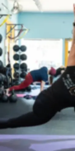 Woman teaching Yoga at Personal Space Fitness