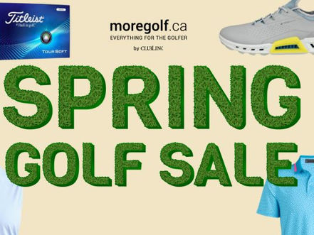 Spring Golf Sale Returns March 18