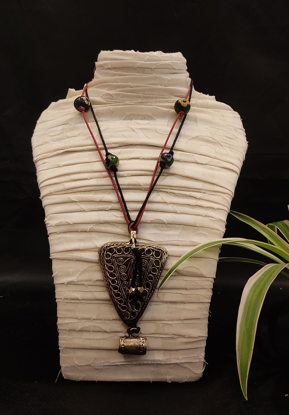 HANDCRAFTED DHOKRA NECKLACE