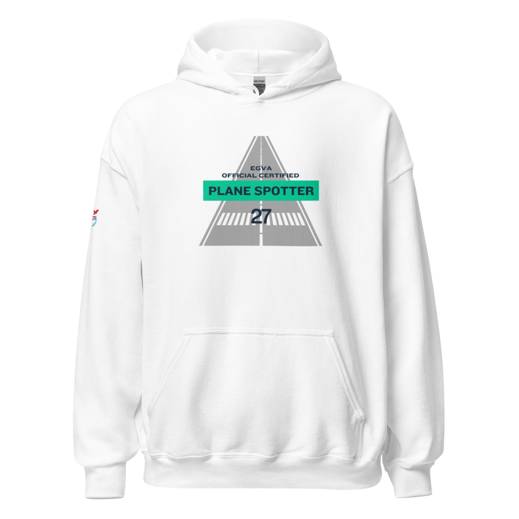 Plane Spotter EGVA Runway 27 Unisex Hoodie