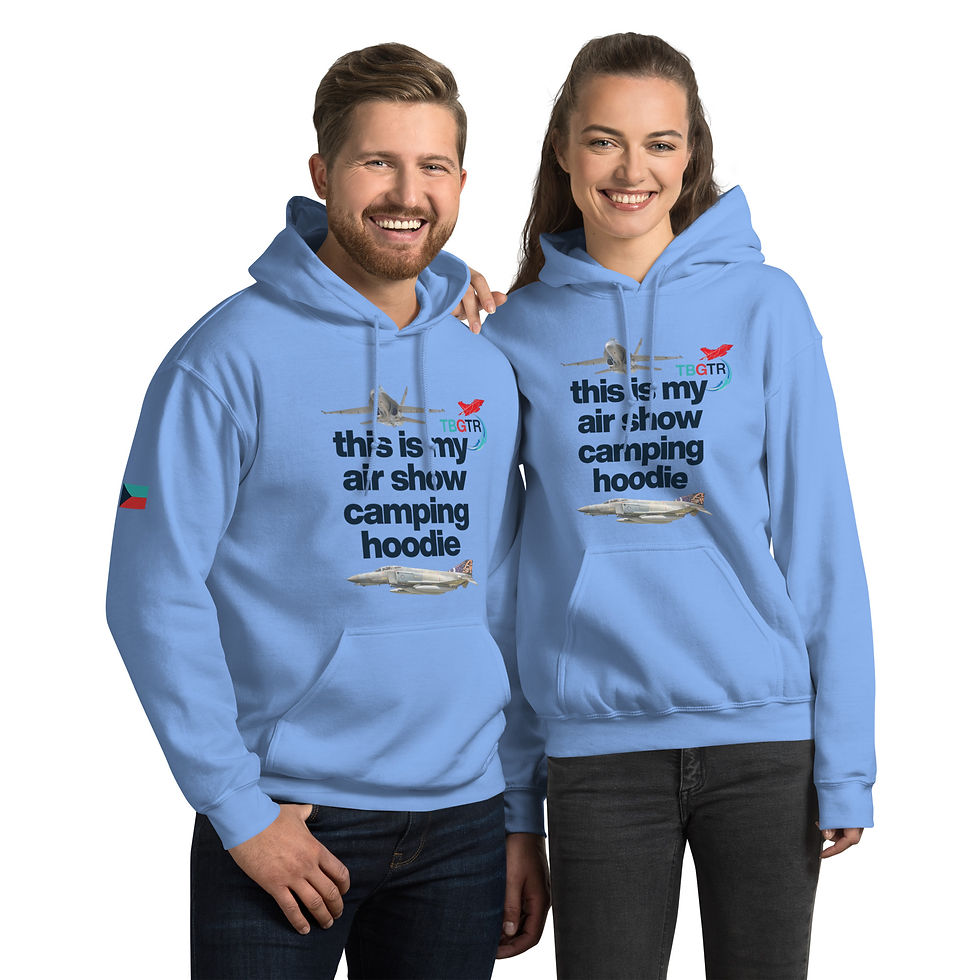 Miniatyrbilde: This is my Air Show Camping Unisex Hoodie