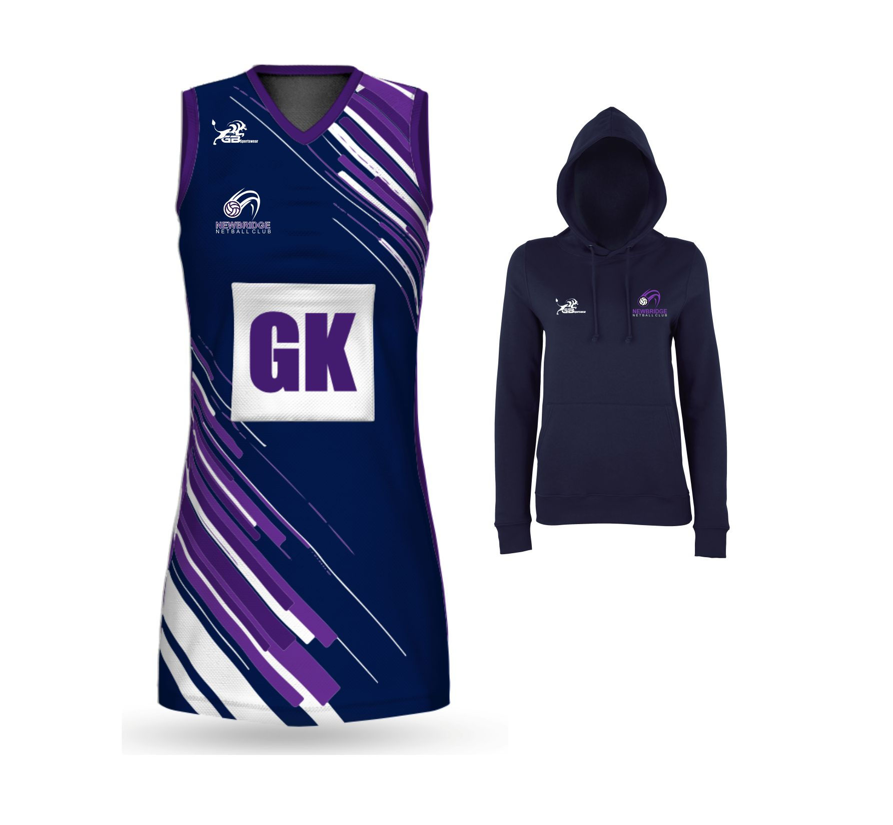 Netball Dress & Navy Hoodie Package Deal