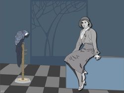 Greta e il pappagallo