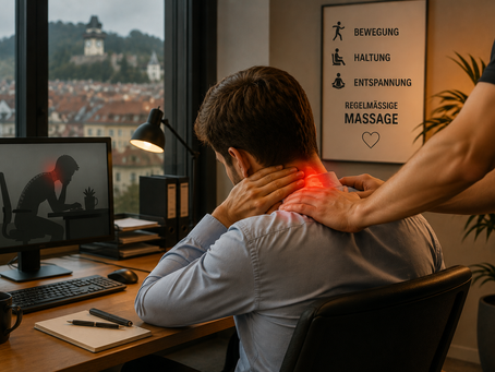 Massage bei Bürojob in Graz – so beugst du Verspannungen vor