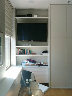 the ayer condominium interior design, washington square, philadelphia