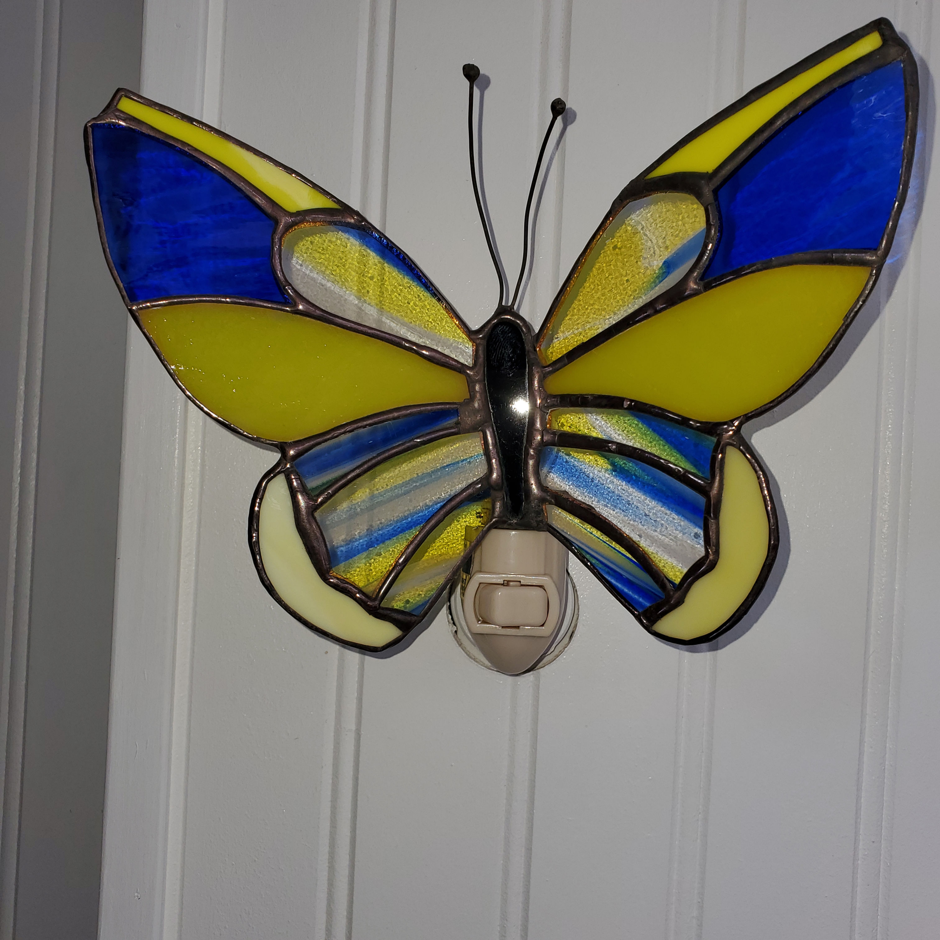Stainedglass butterfly nightlight 