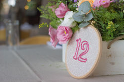 מספרי שולחן רקומים