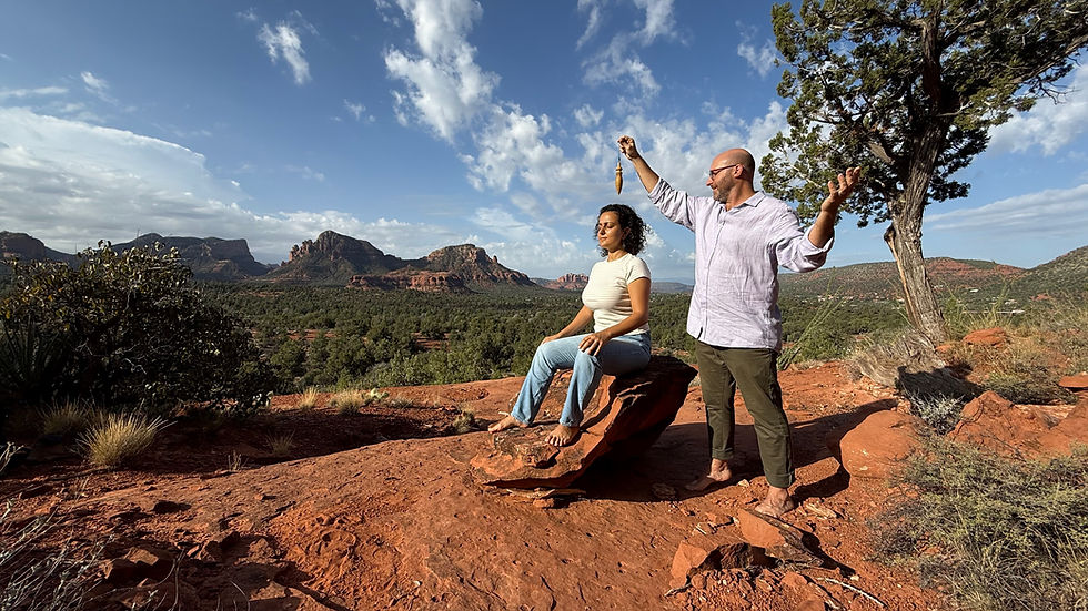 Personal harmonization session with pendulum in Sedona