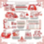 An informative infographic uses red-toned illustrations like scales, magnifying glasses, and stacks of coins to explain how to calculate a probate fee in Ontario based on modern frameworks, historical context, and the importance of professional verification. The visual elements emphasize the complexity of asset valuation and the "unwelcome surprises" that can arise without precise legal review.