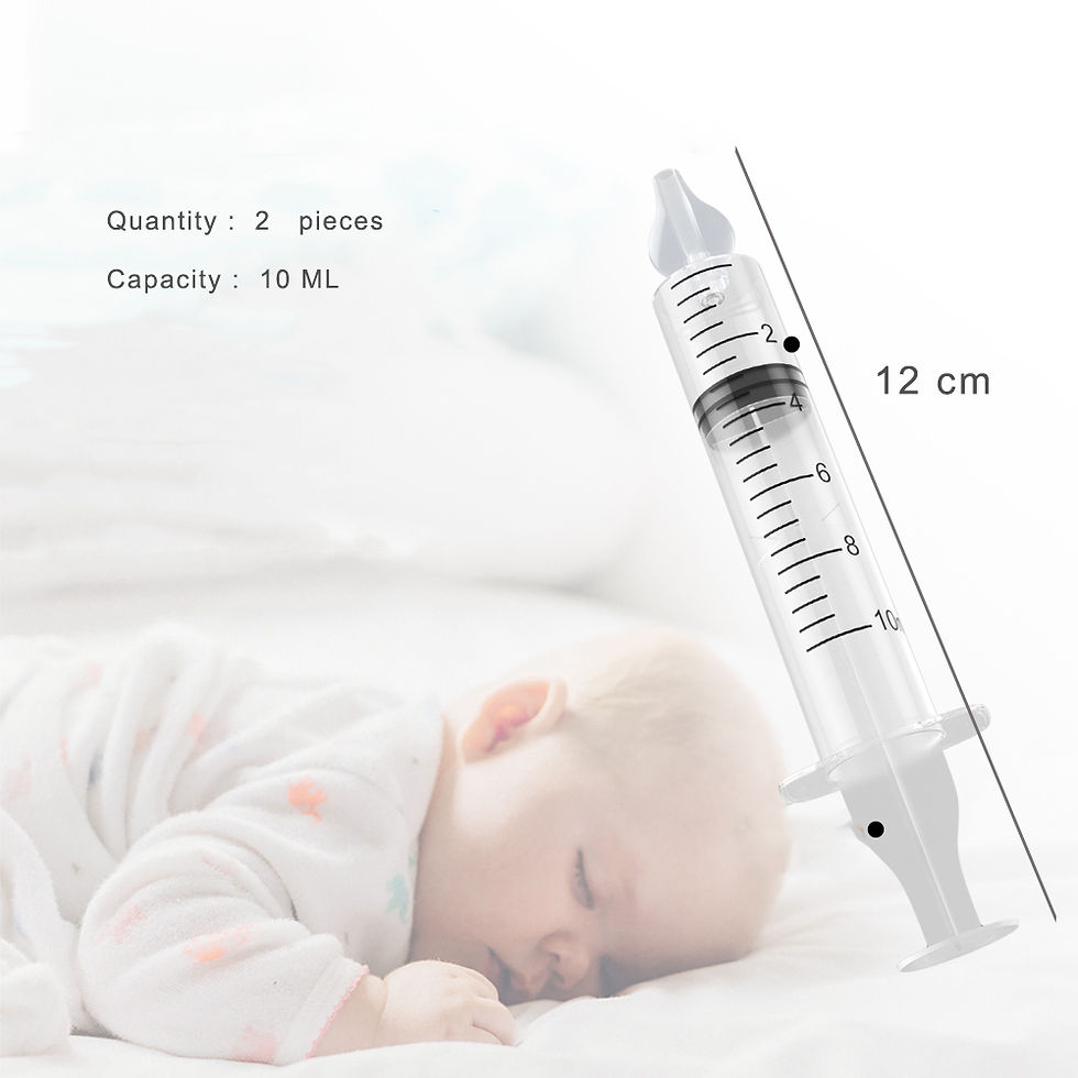Thumbnail: Baby Nose Cleaner 2Pcs Nasal Washer Needle Tube Washer 10ML Infant Nasal Aspirat