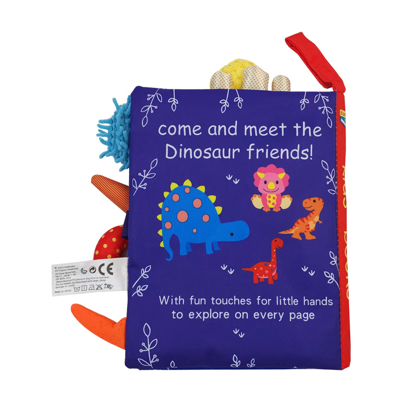 Thumbnail: 0-36M Baby Early Learning Toy Tail Cloth Book Parent-child Interactive Sound Pap