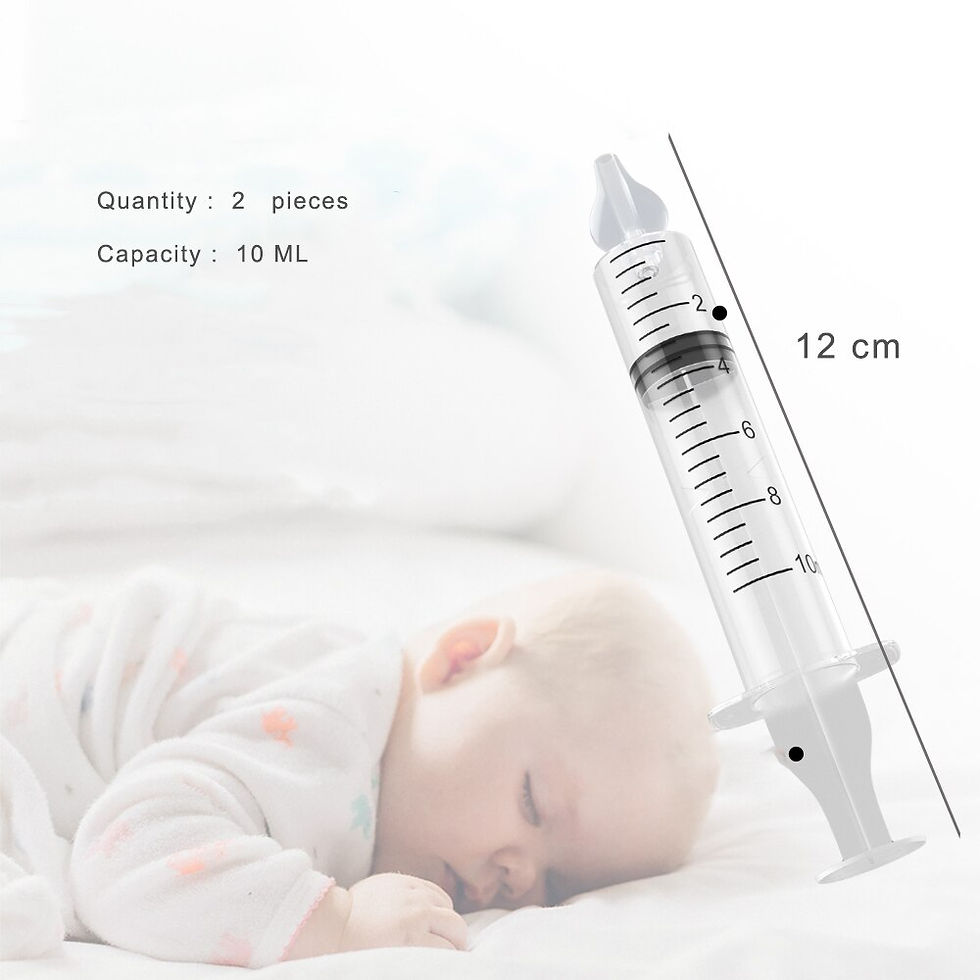 Thumbnail: Baby Nose Cleaner 2Pcs Nasal Washer Needle Tube Washer 10ML Infant Nasal Aspirat