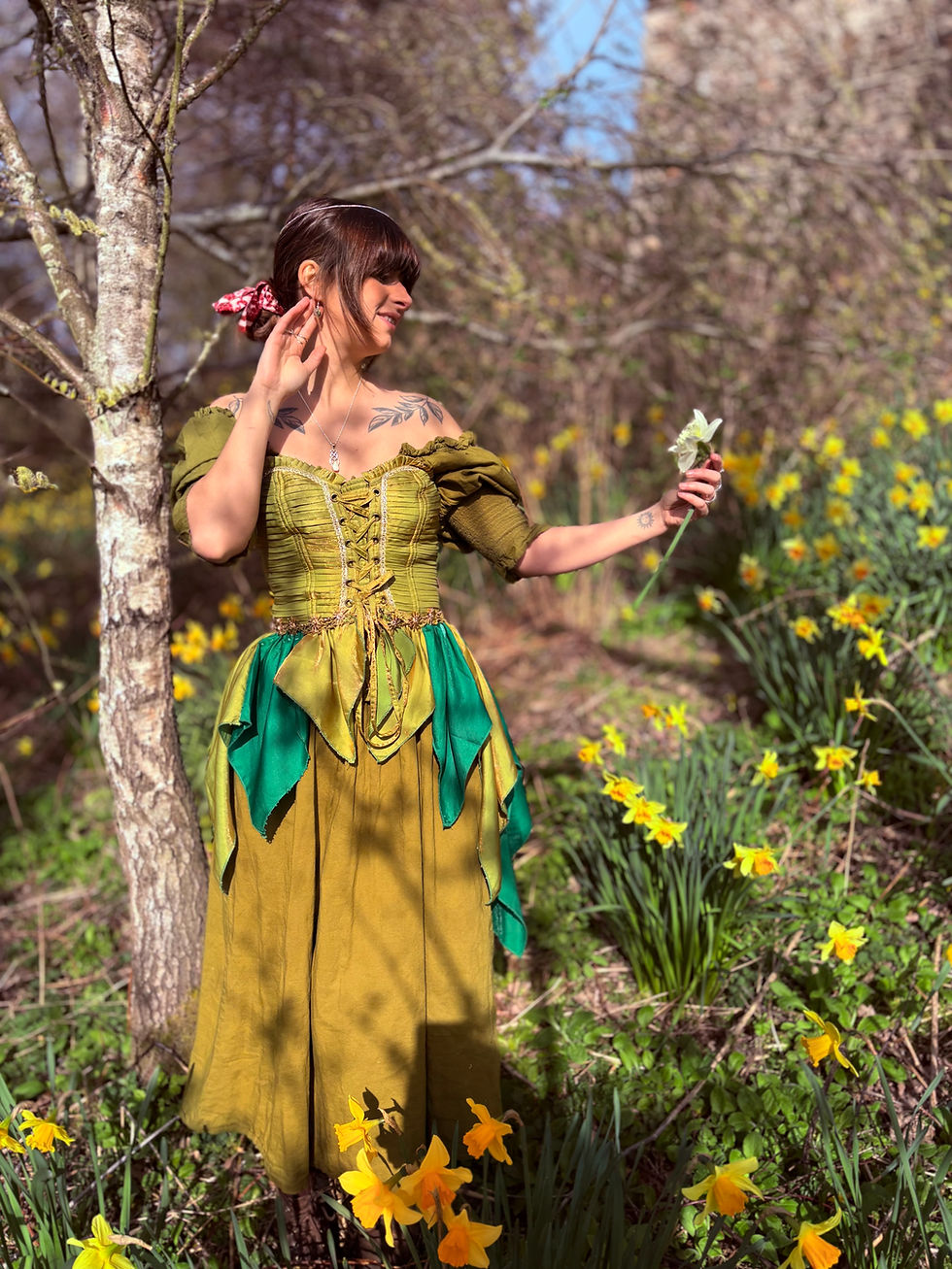 Miniature : MYRTLE WINK, Corset Fae Gown