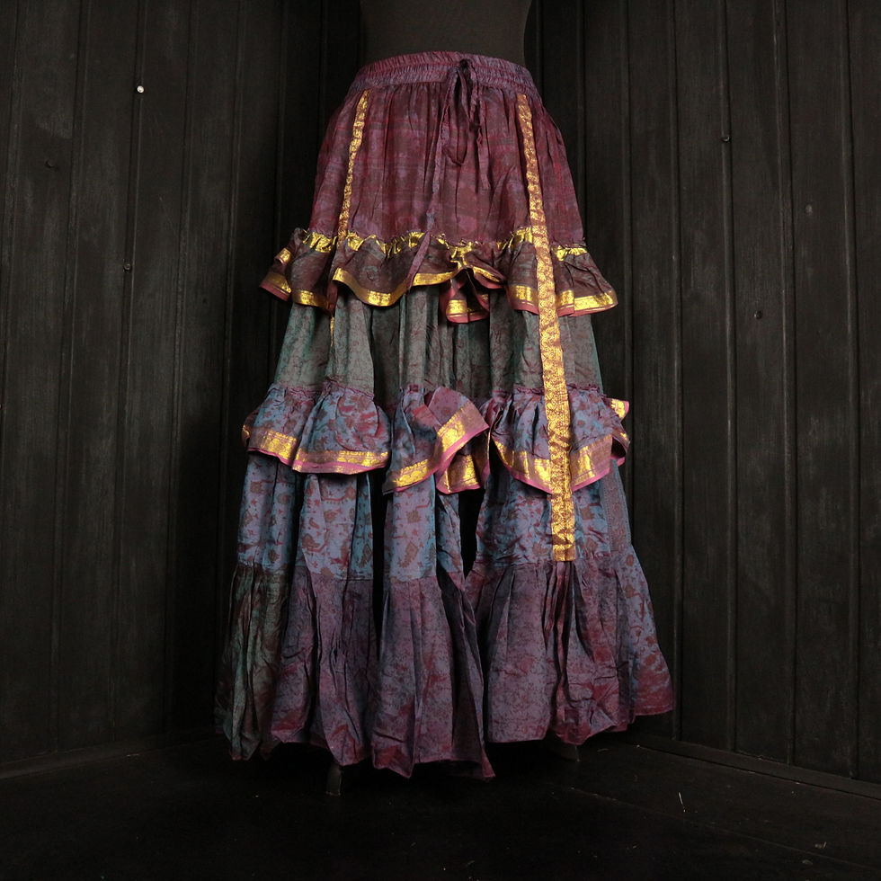 Thumbnail: ROCHELLE Glow Style Vagabond Skirt