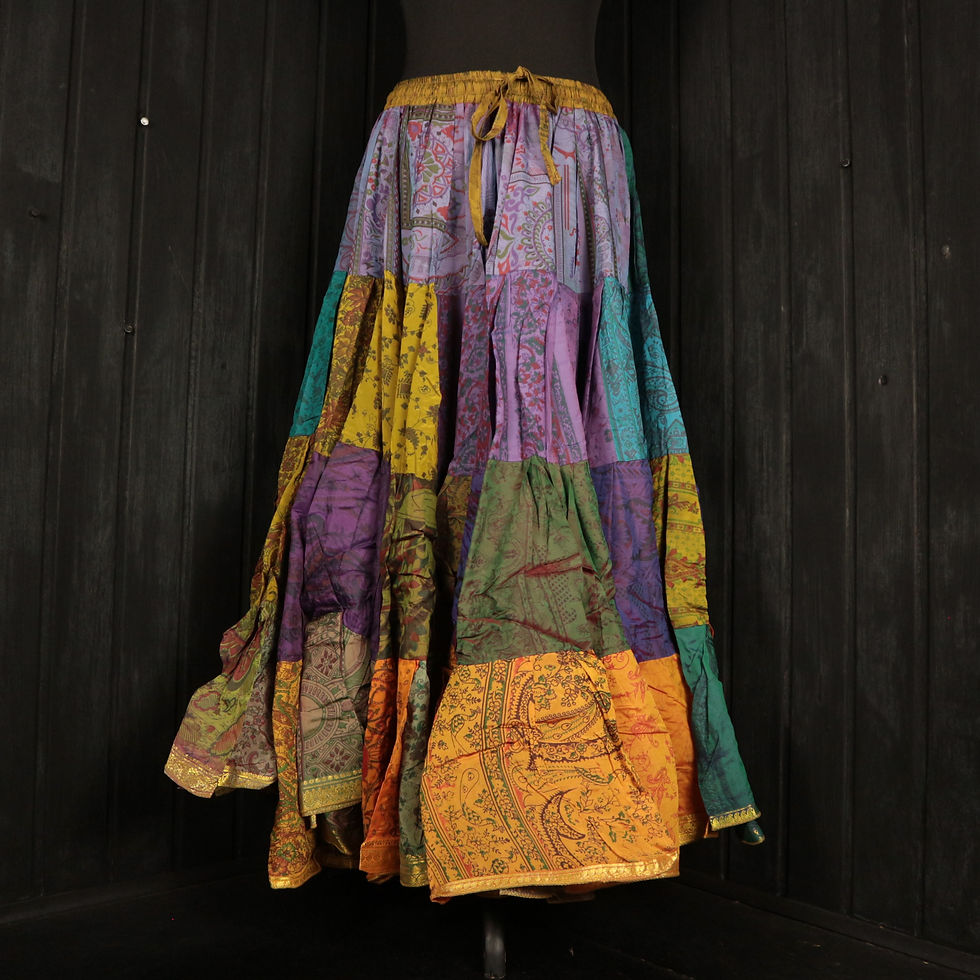 サムネイル： TAPESTRY MAIDEN, Patchwork Glow Skirt