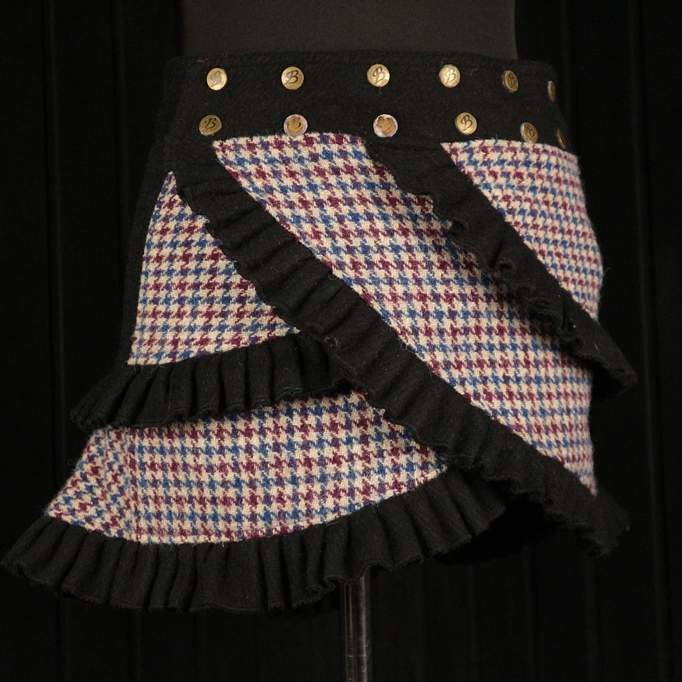 Miniatura: Hounds Tooth Tweed Wrap