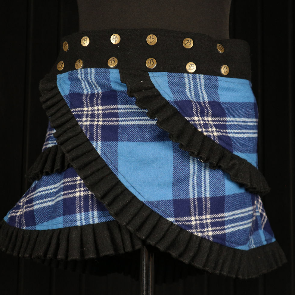 Miniatura: Blue Tartan, Kilt Wrap