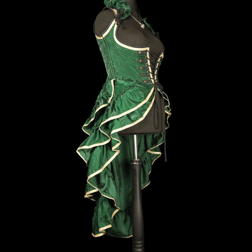 black and emerald green dress Sweetheart Neckline Fitted 36670 Buy an emerald green and black dress ideal for day and night Cravure Plus Size Women Elegant
