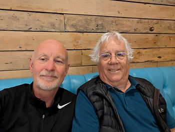 Mike and I back in April
