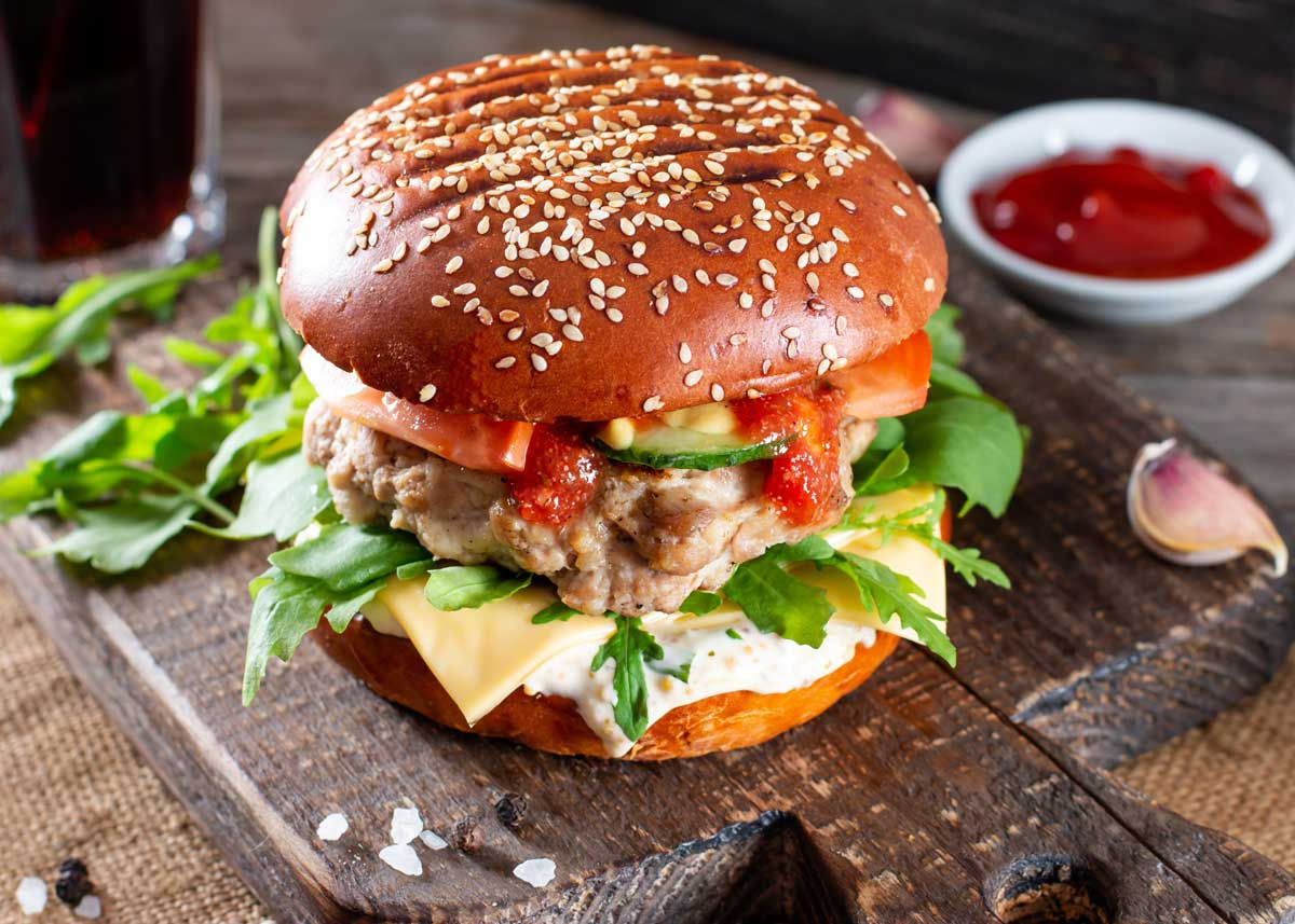 Hamburguesa tradicional